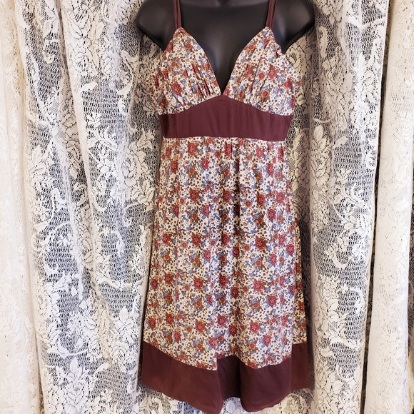 Calico Cottagecore Dress - Picture 1 of 5